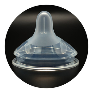 Biberón Transparente de 7 cm Libre de BPA con Tetinas de Silicona de Flujo Variable y Boca Ancha para Bebés de 0 a 12 Meses - Product Image 6