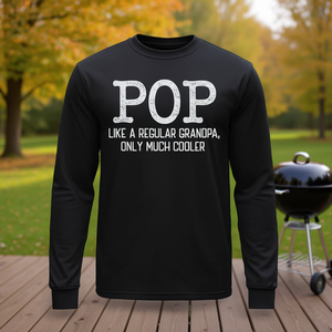 Camiseta de manga larga Pop como una camiseta de abuelo normal, pero mucho más genial - Product Image 3
