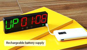 Temporizador de Ejercicio con Pantalla LED Digital de Gran Tamaño POWER TIGER, Temporizador de Intervalos para Entrenamiento Físico, Gimnasio en Casa - Product Image 3