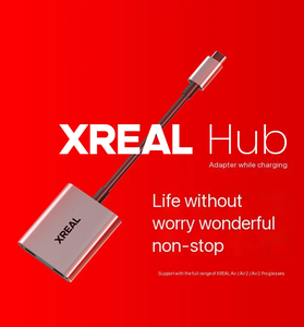 XREAL Hub-Adaptador de carga rapida 2 en 1 para gafas, adaptador de video portatil para XREAL <span class=keywords><strong>AIR</strong></span>/AIR2, 120Hz, PS4, PS5 - Product Image 5