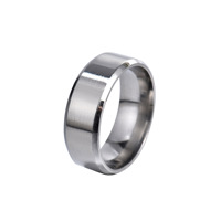 Mode Custom Name Letter Matte Ring Jungen Herren Vergoldete Ringe Schmuck Mann Blank Edelstahl Ring für Männer