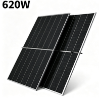 Panneau solaire haute tension 600W résistant à la corrosion et aux brumes salines pour villas en bord de mer et équipements solaires pour îles