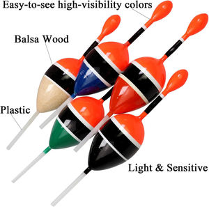 Nouveaux flotteurs de pêche Bobbers flotteurs à glissière Balsa pêche Bobber Slip Bobbers pour Crappie Panfish <span class=keywords><strong>truite</strong></span> basse - Product Image 2