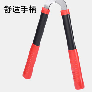 Green Smooth Hedge Shears 45-60 Cm Stainless Steel Manual Garden Trim For Shrubs And Trees - Product Image 4