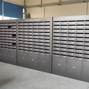 Custom Cluster Mail Box Multi-Unit Mailbox Cabinet with Parcel Compartments for Office and Apartment - Product Image 1