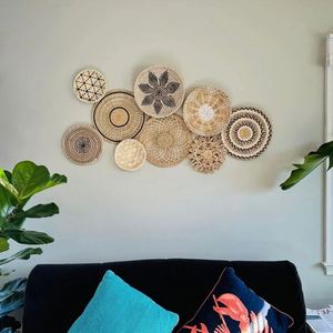 Trang trí locale de Bureau Vintage d'interieur trang trí d'automne boheme bảng En rotin dessus chambre d'enfants - Product Image 4