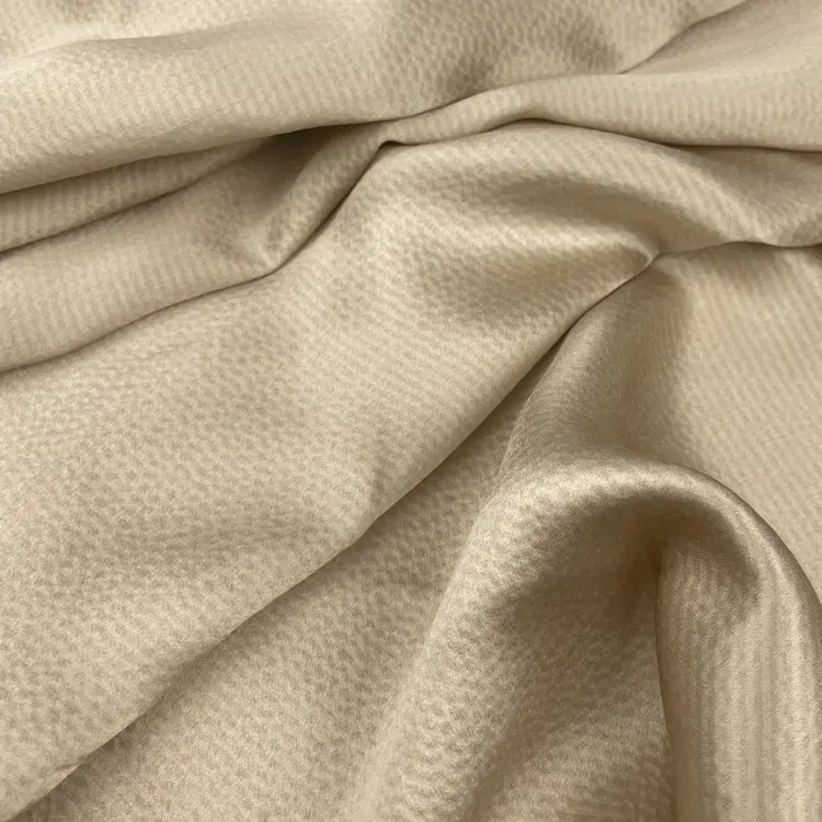 Luxury fabric silk charmeuse satin Italian jacquard silk mulberry fabric 100% silk fabric for dress skirt