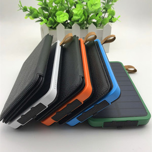 100% de charge complète par la lumière du soleil pliable étanche banque d'énergie solaire 10000 mah chargeur solaire portable av - Product Image 6