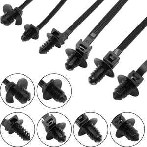 4.6*250 attaches de fermeture éclair de câble autobloquantes conception de dents externes pour empêcher le faisceau de câbles de rayer les trous de montage autobloquants vis - Product Image 6