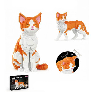 Balody Building Blocks Modello Gatto 3 Posizioni, Figura Animale Domestico Componibile per Bambini e Adulti, Giocattolo Educativo STEM - Product Image 5