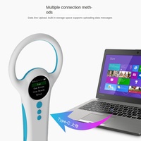 Lector de Etiquetas para Animales OEMODM, Escáner de Microchip RFID para Mascotas, Frecuencia de 134.2KHz y 125KHz, FDX B EMID, USB 2.4G, 800 Registros, Pantalla TFT de 1.44
