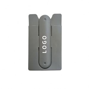 2023 Factory Price Promotional Mobile Phone Holders Custom Logo Silicone Card Holder for Business Giveaway - Product Image 1