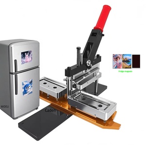 Nieuw Huis Product Maken Machines Metalen Vierkante Rechthoek Koelkast Magneet Foto Magneet Productie Persmachine Voor Badge Magneet - Product Image 1