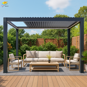 <span class=keywords><strong>Toldo</strong></span> Retráctil Plegable para Exteriores Hanrui, Pérgola <span class=keywords><strong>de</strong></span> Jardín y Terraza Deslizante para Casa - Product Image 6
