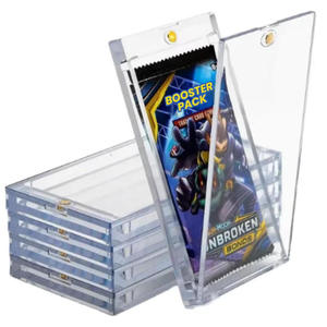 Porte-<span class=keywords><strong>cartes</strong></span> magnétique léger en ABS pour <span class=keywords><strong>cartes</strong></span> de sport, anti-RFID, design personnalisable, pour <span class=keywords><strong>cartes</strong></span> de baseball et <span class=keywords><strong>cartes</strong></span> de visite - Product Image 1