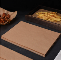 Feuilles de papier sulfurisé anti-graisse 12 x 16, pré-découpées, enduites de silicone, résistantes à l'huile, pour four, sérigraphie, aliments, sandwichs, biscuits