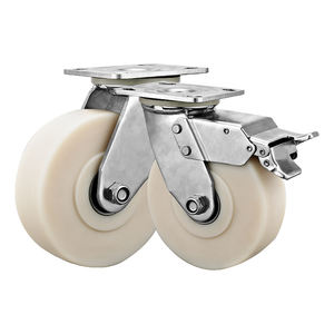 Roda de Caster de Aço Inoxidável SUS304 Antirrust de 4, 5, 6 e 8 Polegadas, Roda de <span class=keywords><strong>Nylon</strong></span> <span class=keywords><strong>MC</strong></span> para Máquinas Industriais e Carrinhos - Product Image 6