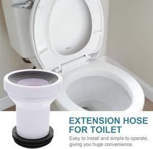 Anillo de <span class=keywords><strong>Goma</strong></span> para Extensión de Sifón de Inodoro GURBERRY.COM, Barra de Drenaje para Tubo de Desagüe, Sello para Tuberías Domésticas - Product Image 3