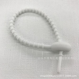 Yuechao Soft Rubber <b>Cable</b> <b>Ties</b> 120mm Self Locking For Data Network Earphone Charging <b>Cables</b> Colorful Organizers - Product Image 4