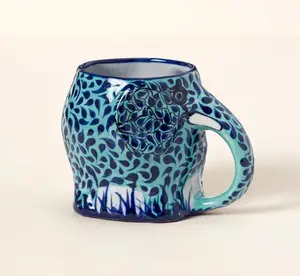 Tasse éléphant bleu