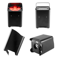 IP65 étanche batterie Uplight extérieur RGBWA scène Dmx projecteur LED 6x12w ACCU Smart Bat pour les lumières de fête de mariage