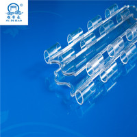 Prix de gros porte intelligente personnalisée de haute qualité transparente en polycarbonate transparent avec volet roulant