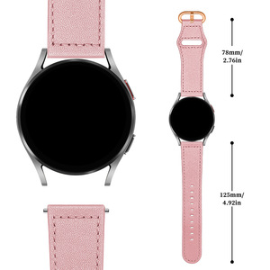 Tschick, 20mm, 22mm, banda de cuero para <span class=keywords><strong>Samsung</strong></span> Galaxy activo/2/3/<span class=keywords><strong>46mm</strong></span>/42mm/S3/para Huawei GT-2-Pro reloj de pulsera <span class=keywords><strong>4</strong></span> 44mm 40mm - Product Image 3