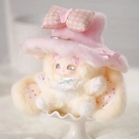 Authentique Lucy Deer Nai Good Night Rabbit V4 Witch Letter Plush Blind Box Cute Doll Fashion Gift Mystery Box for Unisex 12 + Y