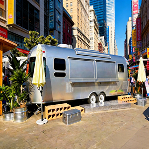 VIC Street Mobile <b>Kitchen</b> Pizza Catering Food Trailer Stainless Steel Aluminum Chips Snack Food Candy China - Product Image 5