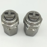 Buse de pulvérisation à jet plat robuste en acier inoxydable SS304, haute performance pour l'étanchéité des asphaltes et les équipements d'entretien routier