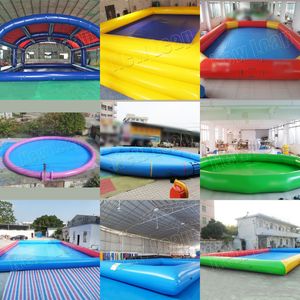 Piscine d'eau gonflable géante 12m X 8m Nouveau Leap Yuedong Natation Grands Enfants Bateau à rames Boule d'eau - Product Image 5