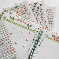 Autocollants gonflés personnalisés de haute qualité, autocollants gonflés décoratifs, embellissements pour scrapbooking, autocollants gonflés pour produits laitiers
