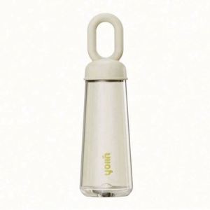 Petal-Shaped 500ml Reusable Water <b>Bottle</b> with Anti-Corrosion Coating and Straw Cap - Product Image 2