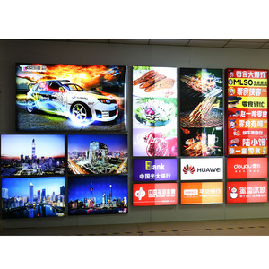 Tablero de pantalla LED personalizado de alto brillo, caja de luz publicitaria, logotipo de tienda, promoción, forma rectangular - Product Image 1