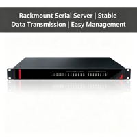 Servidor Serial de 8 Puertos 1U para Montaje en Rack, RS232 422 485 a Ethernet TCP UDP Modbus, COM Virtual, Sin Ventilador, 40-75C