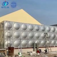 Réservoir d'eau en acier inoxydable de 100 L - Propre et hygiénique, idéal pour l'utilisation domestique de l'eau