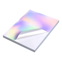 Papier adhésif vinyle haute brillance A4 imprimable blanc étanche pour autocollant d'imprimante à jet d'encre