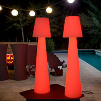 Lampe d'angle solaire led sans fil, rechargeable, de style nordique, éclairage d'extérieur et d'intérieur, lumière à intensité réglable, luminaire de sol, idéal pour un jardin