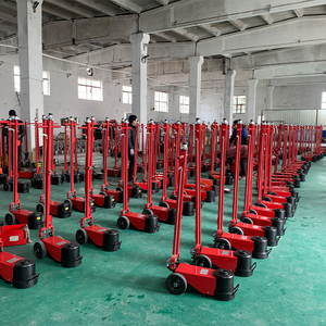 Factory <strong>Competitive</strong> Price 25/50 Ton Fold Arm Oil-Water Separator Chromed 2 Stage Bus Air Hydraulic Floor <strong>Jack</strong> for Germany Market - Product Image 1