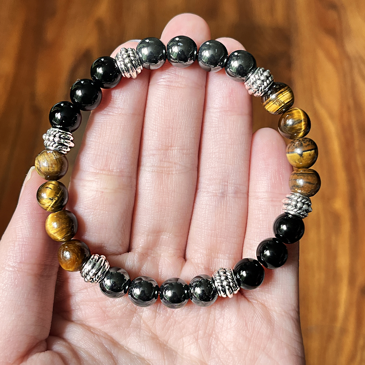 Bracelet de production avec carte - Noir