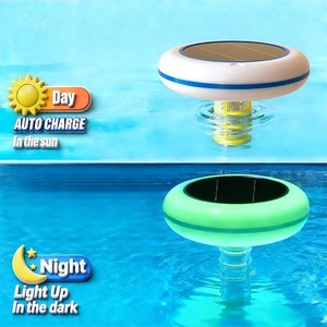 Ioniseur de piscine portable lumineux multicolore solaire SR006 en acier inoxydable, durable et fiable, dernière version <span class=keywords><strong>d</strong></span>'usine, pour usage domestique - Product Image 3