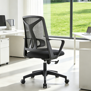 <span class=keywords><strong>Silla</strong></span> de Oficina Ergonómica Moderna de Tela con Soporte Lumbar Ajustable en Altura <span class=keywords><strong>para</strong></span> Trabajos Prolongados, Uso en el Hogar, <span class=keywords><strong>la</strong></span> <span class=keywords><strong>Mejor</strong></span> <span class=keywords><strong>Silla</strong></span> <span class=keywords><strong>para</strong></span> Sala de Conferencias - Product Image 3