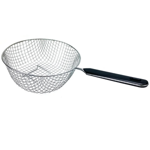 Cesta de malla metálica de acero inoxidable <span class=keywords><strong>DaS</strong></span> con asa para freír patatas fritas y <span class=keywords><strong>pasta</strong></span> - Product Image 3