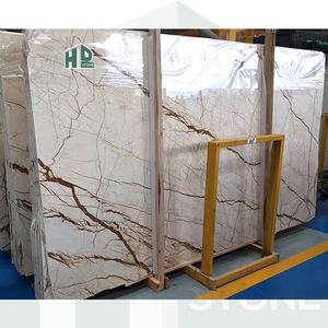 Lastra di Marmo Sofital Oro 20mm HD Stone, Nuovo Colore, Direttamente dalla Fabbrica, con Venature Dorate per Bagni e Piani Cucina - Product Image 3