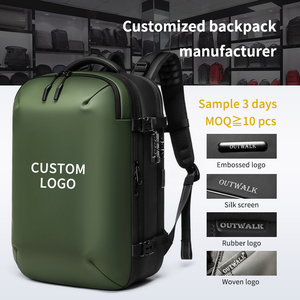 Benutzerdefiniertes Logo Fabrik-Lieferung Vakuum-Kompressions-Rucksack TSA-Schloss Diebstahlsicher Versteckte Rückentasche Wasserdichter Laptop-Rucksack - Product Image 1