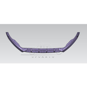 Splitter de pare-chocs avant en plastique noir brillant, 3 sections, spoiler de lèvre avant pour <span class=keywords><strong>Ford</strong></span> <span class=keywords><strong>Transit</strong></span> Tourneo Connect, porte-bagages, voiture 2014-2024 - Product Image 1