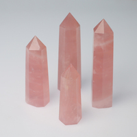 Promotion en gros : Obélisques en quartz clair, pierres de guérison en améthyste, pilier de cristal, pointe de cristal naturel, tour en fluorite