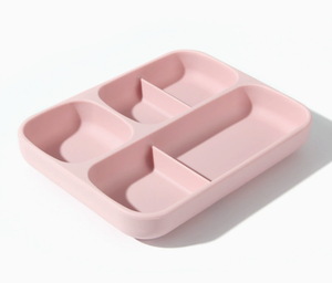 Vente en gros ODM et OEM d'assiettes à <span class=keywords><strong>repas</strong></span> pour bébés de qualité alimentaire de forme carrée avec <span class=keywords><strong>ventouse</strong></span> sectionnée anti-chute pour nourrissons - Product Image 5