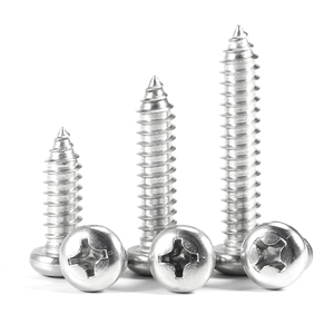 Các Nhà Sản Xuất Trung Quốc Bán Buôn Sắt Pan Đầu Gỗ Chữ Thập Tự Khai Thác Đầy Đủ Chủ Đề Thép Không Gỉ Tự Khai Thác Vít Cho Kim Loại - Product Image 1