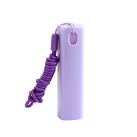 Atomiseur de parfum en plastique portable 10ml carré petit vaporisateur de voyage rechargeable avec scellant à pompe